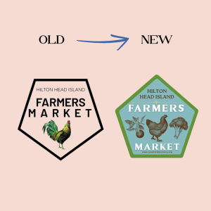 farmers market brand refresh old and new logo